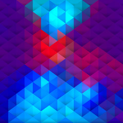 Obraz premium Seamless texture with triangles, abstract vector