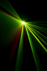 laser beam not a black background