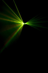 laser beam not a black background