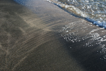 Black sand mud baths found with sea sand
