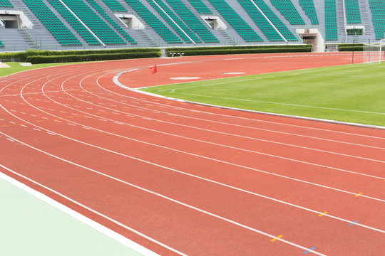 Stadium Seats and running track