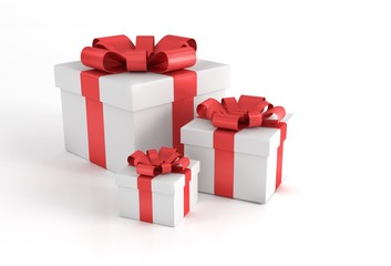 Three Gift Boxes