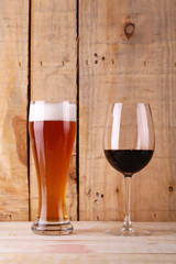 Beer versus wine