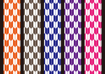 japanese yagasuri pattern collection
