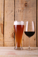 Beer versus wine