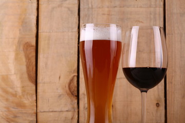 Beer versus wine