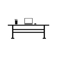 desk vector icon