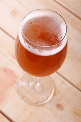 Beer in a wine glass