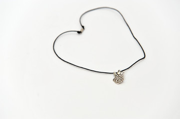 Angel necklace.