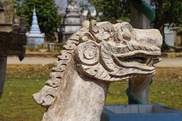 Leoglyph statue