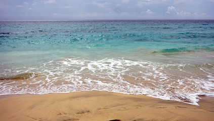 tropical beach in africa