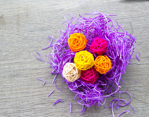 bright background balls