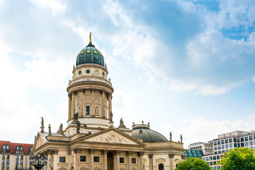 Beautiful street view of Traditional old buildings in Berlin