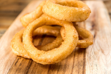 Fast food Homemade Crunchy Fried onion rings