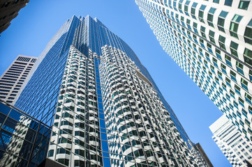 Skyscrapers in the Boston Business District