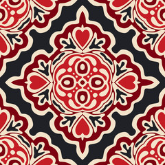 Abstract seamless ornamental vector design