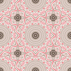 Seamless abstractgeometric tiled pattern