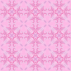 pink Abstract seamless vector pattern