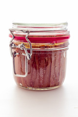 Jar of anchovies