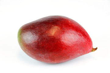 fresh mango on white background