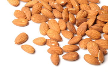 almond on white