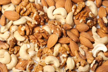 Nut mix. Almond, walnut and cashew