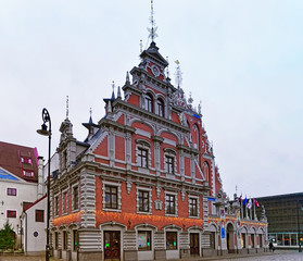 House of the Blackheads at Christmas in Riga