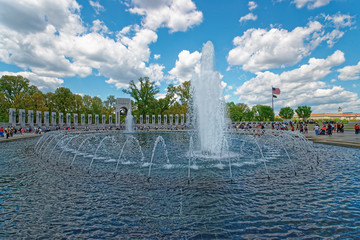 Fototapeta premium National World War II Memorial in Washington DC