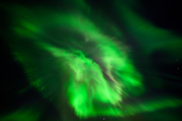Obraz na płótnie Canvas Aurora Showers Down in Iceland
