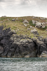 background rock face