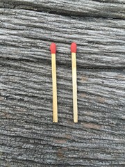 Roman number 2 by matches