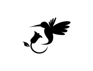 Bird flower logo