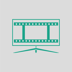 Cinema TV screen icon