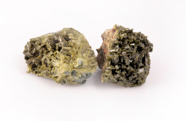 Uvarovite an emerald green variety of garnet, containing chromium, photo toned