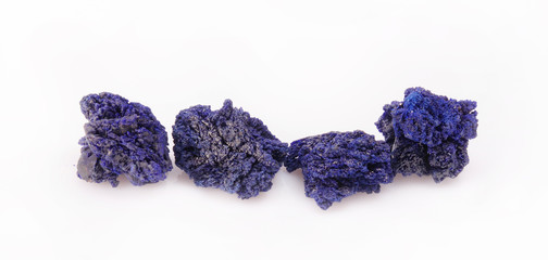 deep blue azurite gemstone
