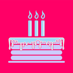 Tort urodzinowy, urodziny,  - obrazy, fototapety, plakaty