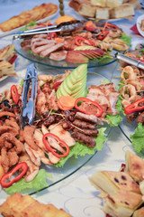 catering banquet table