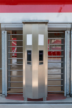 Football Stadium Turnstile Entrance,entry Gate