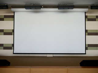 Projection Screen on Stage