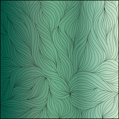 leaves in a decorative style