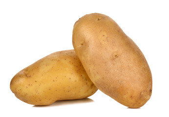 Potato isolated on the white background