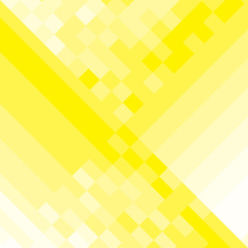 Abstract Yellow Pixel Background