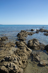 Fototapeta na wymiar In riva al mare, Sardegna, Italia