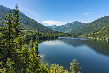 Fototapeta na wymiar Three Valley Lake near Revelstoke British Columbia Canada