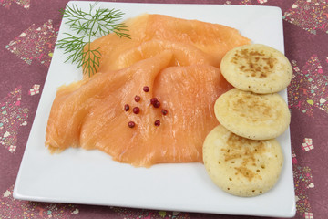 saumon fumé et blinis 25092016