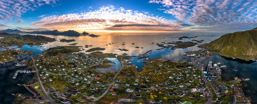 Sunrise at Lofoten islands