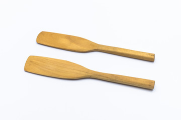 Mini spatula isolated on white background