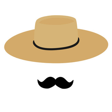 Traditional straw hat