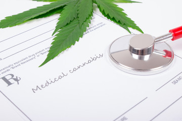 A prescription for medical marijuana. - 121702150