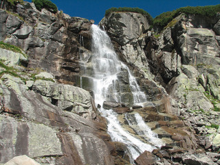 Fototapeta na wymiar Waterfall Jump